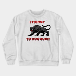 Black tiger Crewneck Sweatshirt